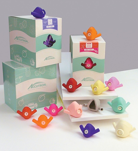 [33017-10] Accutron PIP+™ Nasal Mask, Small, Outlaw Orange, Single-Use, Disposable