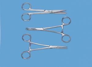[775] Busse Sterile Floor Grade Kelly Hemostat, 5½", Straight, Sterile, Single Use