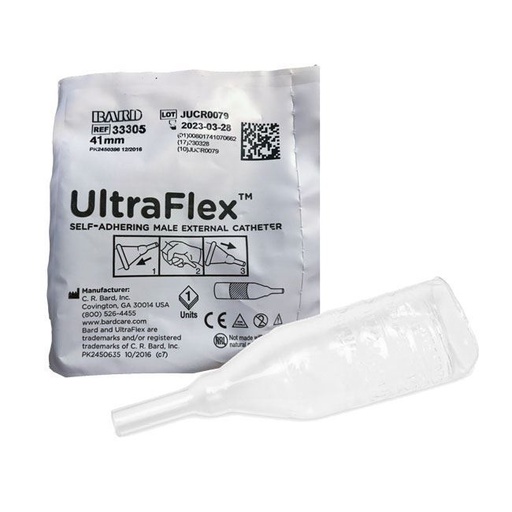 [33305] Bard Medical UltraFlex 41 mm X-Large Self-Adhering Male External Catheter