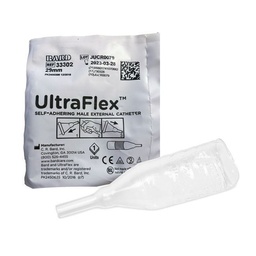 [33302] Bard Medical UltraFlex 29 mm Medium Self-Adhering Male External Catheter, 100/Box