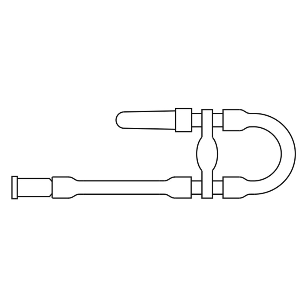 [385121] BD J-Loop Connector Loop with Flexible Extension Tubing, 200/Pack