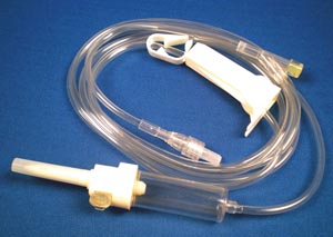[29082] Exel IV Admin Set, Y Site, 15 Drop/ml Luer Lock, 78" Tubing