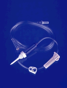 [29081] Exel IV Admin Set, Y Site, 15 Drop/ml Luer Slip, 78" Tubing
