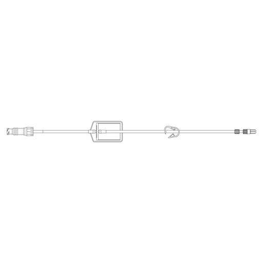 [10013902] BD SmartSite Low Sorbing Extension Set with 0.2 Micron Filter, 1 Needle Free-Valve and 2-Piece Male Luer Lock, 100/Pack