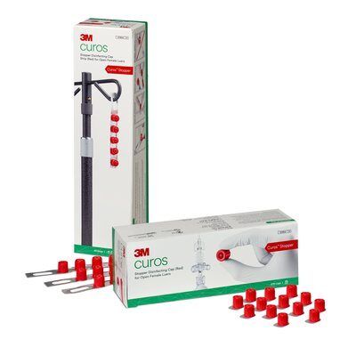 [CSA5-250] 3M™ Curos™ Stopper Disinfecting Cap - for Open Female Luer, Strips (5 count), 50 strips/bx