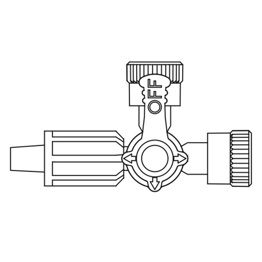 [394910] BD Connecta Plus Stopcocks 4-Way Tap Rotation and White Tap, 500/Pack
