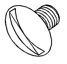 [ADS052] Truss Head Slotted Screw for A-dec