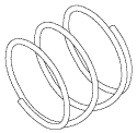 [ADS062] Helical Compression Spring for A-dec