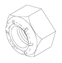 [RPH727] Nut, Hex (1/4-20) for A-dec