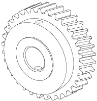 [DEG601] Seat Tilt Motor Gear for Dental-EZ/Custom Air/Ramvac