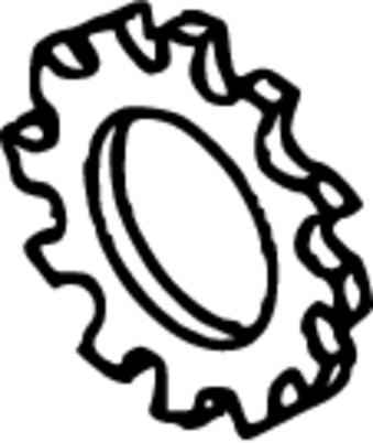 [RPH185] No. 10 External Tooth Washer - 50 per package