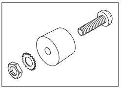 [AMF180] Rear-Rubber Foot Assembly for Amsco/Steris®