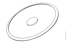 [RCG073] Door Gasket for MDT - Ritter - Castle® - Fits: 10.500" OD Pancake Style (hole in center)