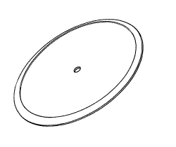 [RCG071] Door Gasket for MDT - Ritter - Castle® - Fits: 8.625" OD Pancake Style (hole in center)