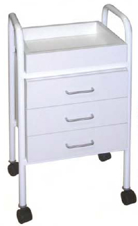 [1009] Galaxy Three Drawer Dental Caddy Model 1009
