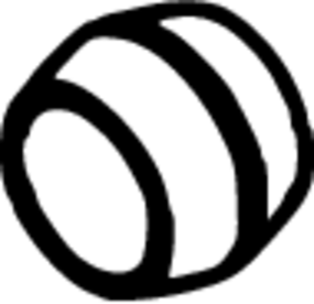 [RPF216] Compression Sleeve (1/4") - 10 per package