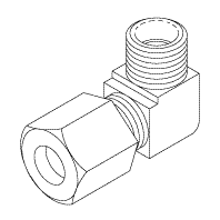 [RPF861] Elbow Fitting (3/8 x 1/4)