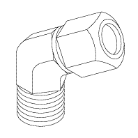 [RPF859] Elbow Fitting (45° Male)