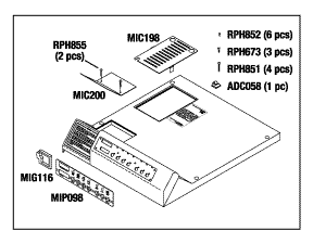 [MIK197] Top Cover Kit M11