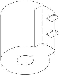 [MIC058] Coil (Vent Valve) for Midmark® - Ritter (Non-manifold mount - 130°C)