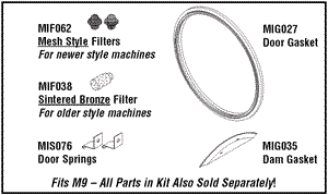 [MIK072] Sterilizer PM Kit for Midmark® - Ritter for Models M9, M9D