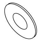 [RPH108] #8 Flat Washer - 50 per package