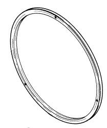 [NAG001] Door Gasket (Quad Ring) for National Appliance (10.000" OD x .281" sq. C/S)