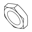 [RPH112] Hex Nut (10-24) - 25 per package