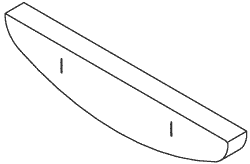 [PCS067] Spacer (Door) for Pelton & Crane