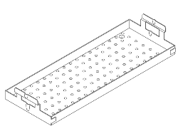 [PCT142] Instrument Tray (Small) for Pelton & Crane