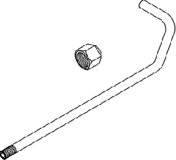 [PCT144] Drain Tube for Pelton & Crane - Fits Model: OCM