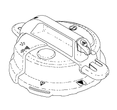 [KVL045] Lid Assembly for Prestige/Kavo Aluminum