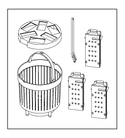 [KVK047] Cassette Rack Kit for Prestige/Kavo
