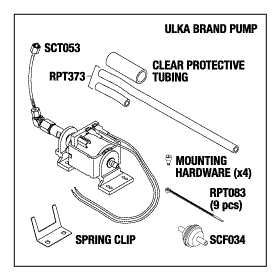 [SCP051] Pump Kit 2000 &amp; 5000 - Ulka Brand Pump