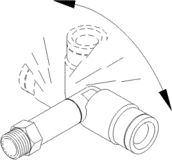 [RPF363] Push-In Elbow Fitting for Scican