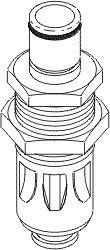 [RPF370] Panel Mount Quick Disconnect for Scican