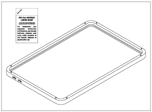 [SCS029] Cassette Seal for Scican (~7-3/4" x 15-3/4")