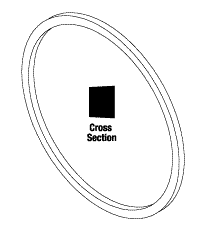 [TUG021] Door Gasket for Tuttnauer® (9.500" OD Green silicone)