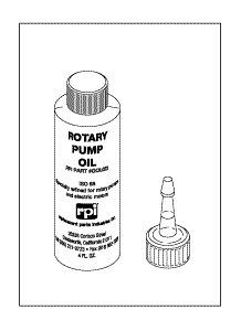 [GOL022] Rotary Pump Oil for Whip-Mix