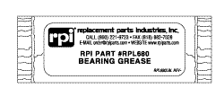 [RPL680] Bearing Grease - 5 per package