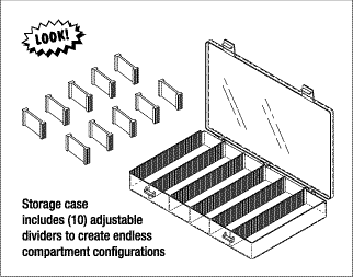 [RPC616] Storage Case for Accessories & Supplies, Kits