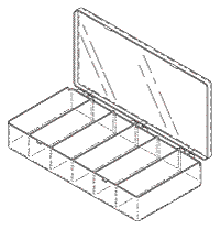 [RPB560] 6-Compartment Storage Case