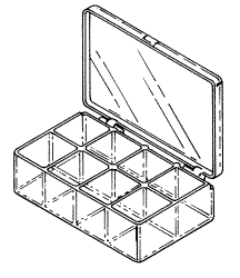 [RPB414] 8-Compartment Storage Case