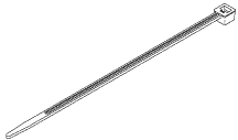 [RPT375] Cable Tie (12&quot; Black)