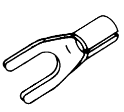 [RPT026] #10 Spade Terminal 12-10 Awg (High Temperature) - 20 per package