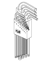 [RPT540] L-Hex Wrench Set (Inch)