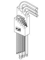 [RPT539] L-Hex Wrench Set (Metric)