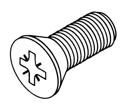 [RPH122] Metric Screw (M2.5 x 6) - 25 per package