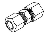 [RPF224] Compression Union (1/4") - 5 per package