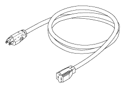 [RPC870] Hospital Grade Extension Cord (13a @ 125vac, 8 Ft.)